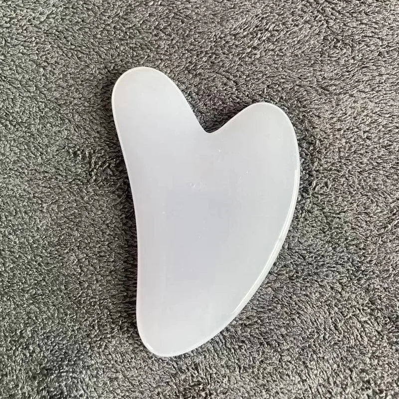 Natural Resin Jade Stone Gua Sha Gouache Scraper Massager for Face Body Facial Skin Lifting Wrinkle Remove Beauty SPA Care Tools