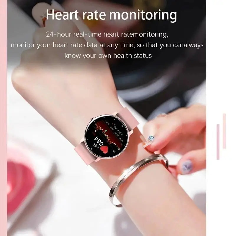 LIGE Waterproof Women Smart Band Watch Real-time Weather Forecast Men Watches Sports Ladies Smart Watch For Xiaomi Android IOS