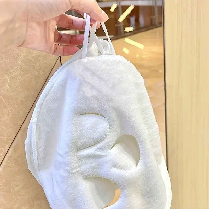 Facial Cleansing Towel, Hot Compress, Cold Compress, Household Reusable Thickened Steam Face Moisturizing Facial Steam Towel