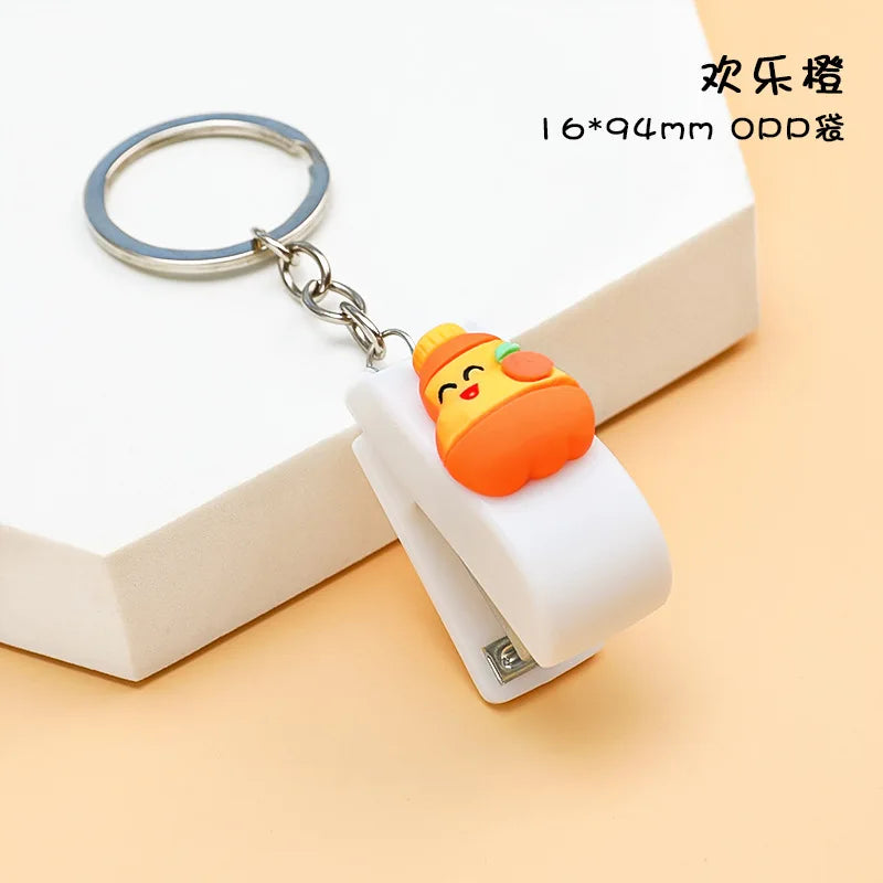 Mini Portable Cartoon Stapler Student Creativity Cute Staplers Multifunction Office Binder Stationery