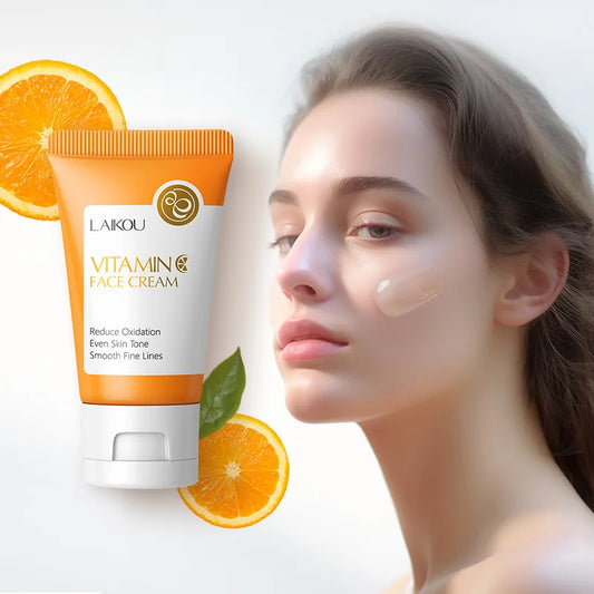 LAIKOU Vitamin C Face Cream Moisturizing Nourishing Japan Sakura Creams Uniform Skin Tone Beauty Facial Skin Care Product