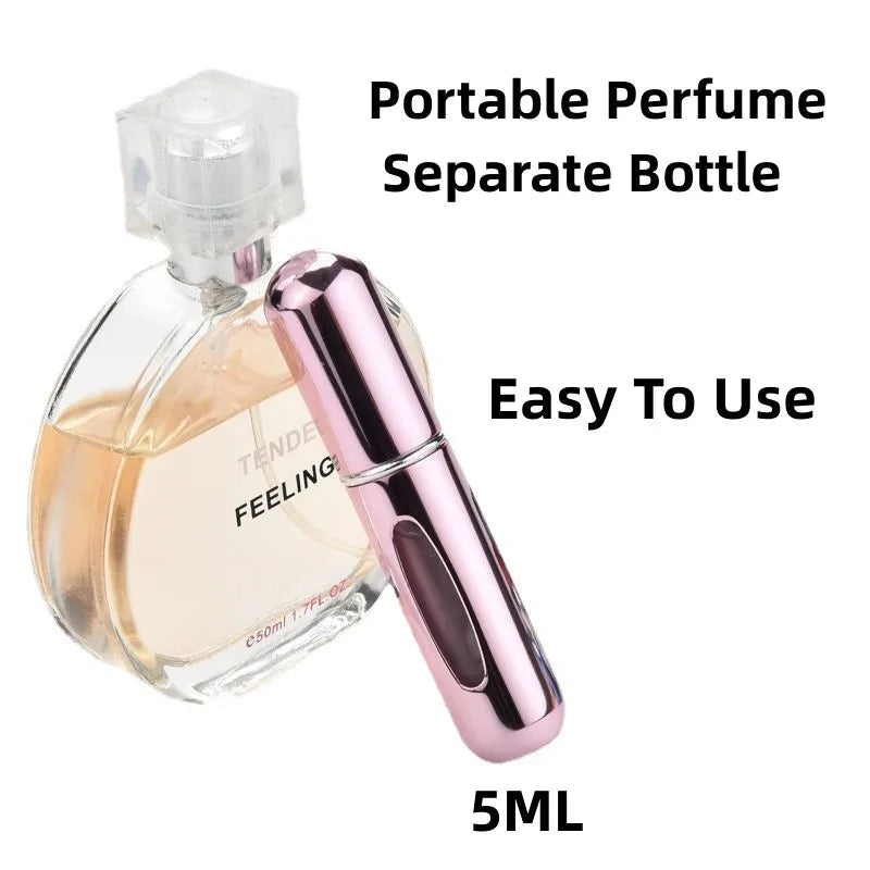 Clearance_5ML Portable Travel Perfume Spray Bottle with Skin Care Tools Convenient and Easy to Carry Great for On-the-go Use and