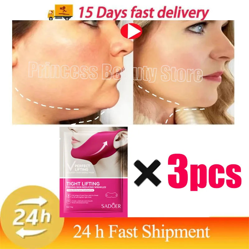 V-Shape Firming Face-lift Slimming Mask Removal Masseter Muscle Double Chin Face Fat Burning Anti-aging Beauty Products New