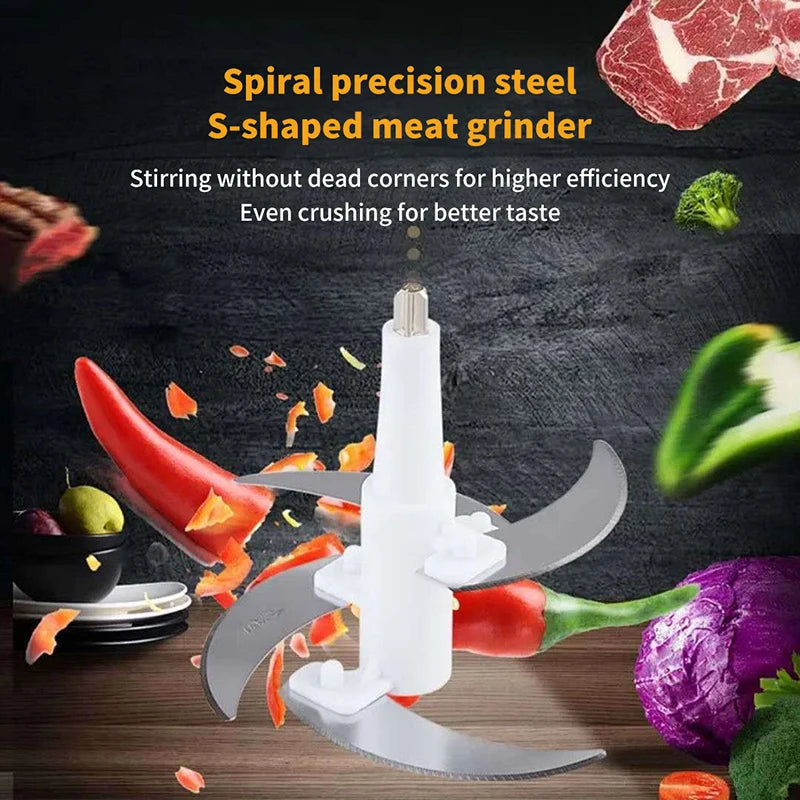 1PC Electric Meat Grinder Blade Food Crusher Processor Replacement Spare Part For 2L/3L/4L Meat Grinder Accessories Kitchen Tool