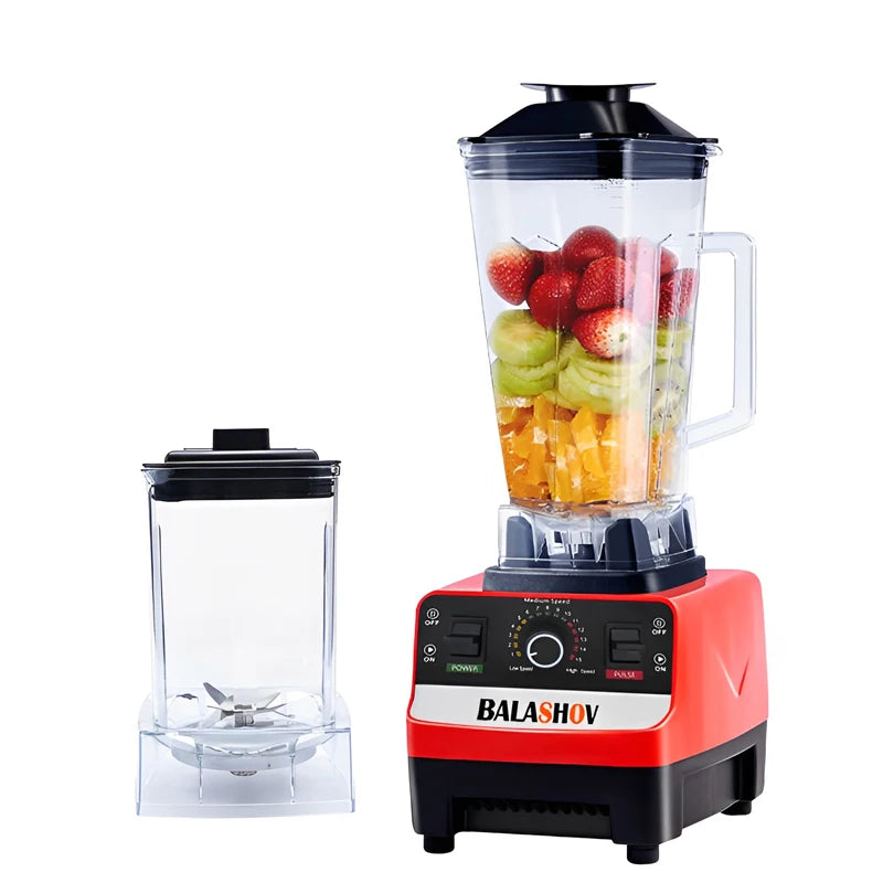 2000W Heavy Duty Commercial Blender Stationary Mixer Food Processor Ice Smoothies for Kitchen High Power Juicer Blender BPA Free