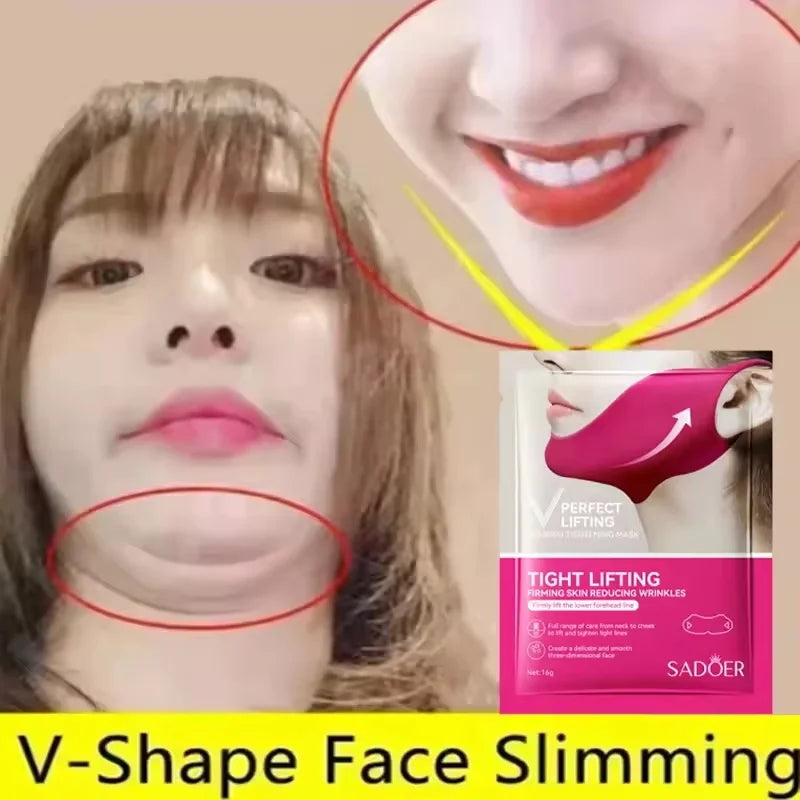 V-Shape Firming Face-lift Slimming Mask Removal Masseter Muscle Double Chin Face Fat Burning Anti-aging Beauty Products New