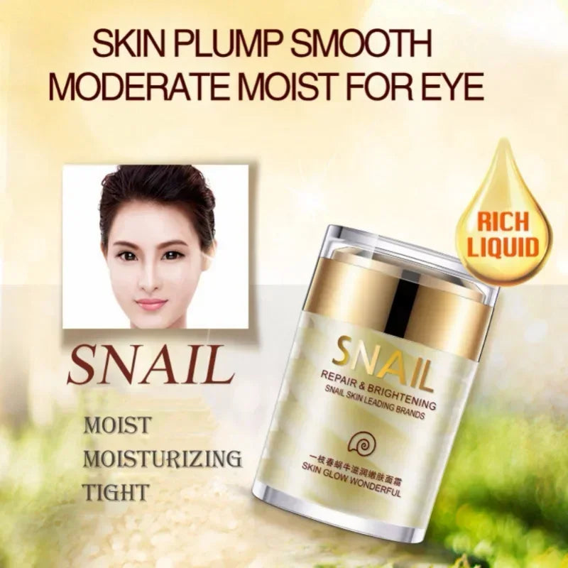 Snail Collagen Face Cream Anti Aging Whitening Moisture Facial Firming Serum Anti Wrinkles Eye Bags Korean Skin Care Product 60g