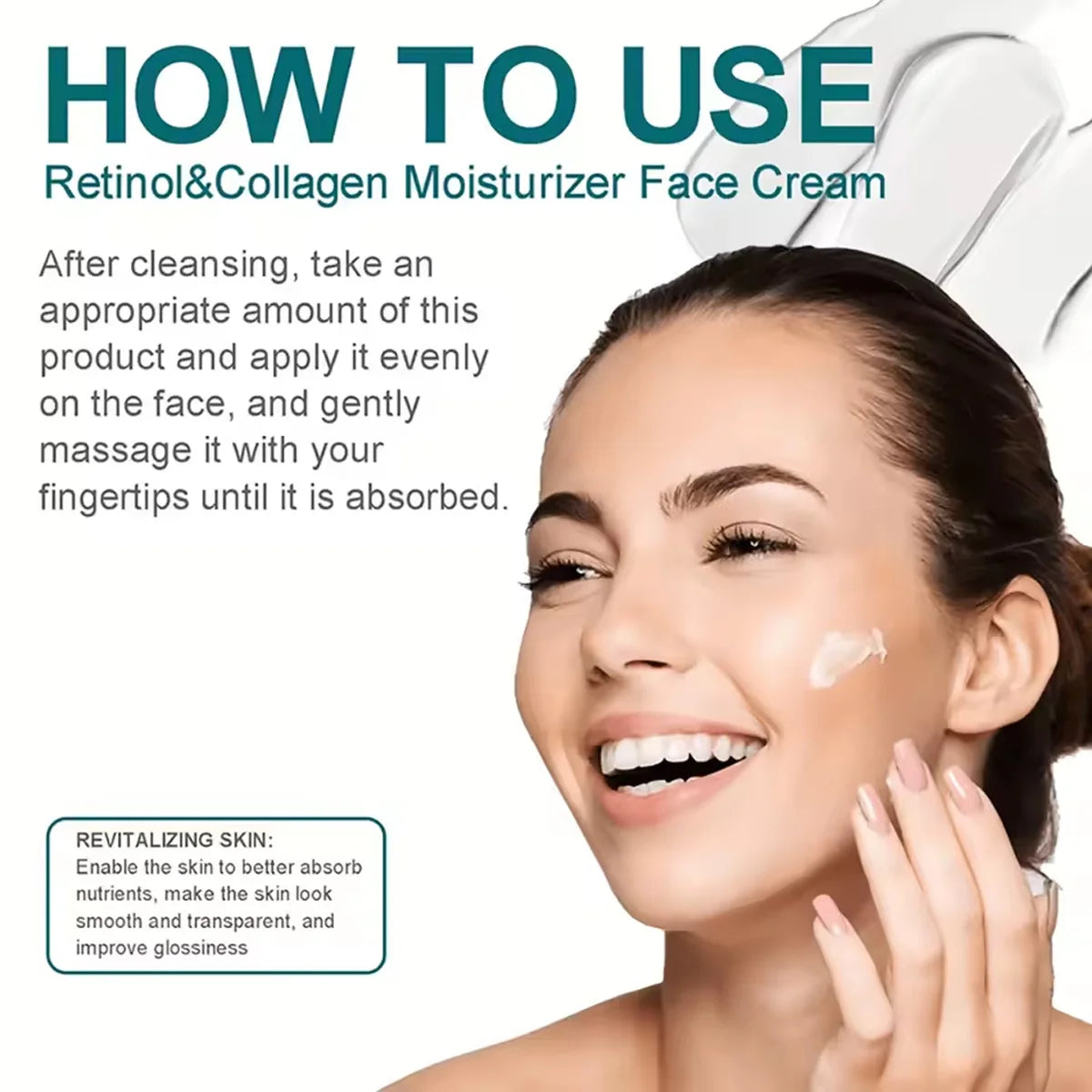 Retinol Collagen Face Cream Repairing Skin Moisturizing Hyaluronic Acid Younger Smooth Wrinkles Face Skin Care Cosmetic 30g/60g